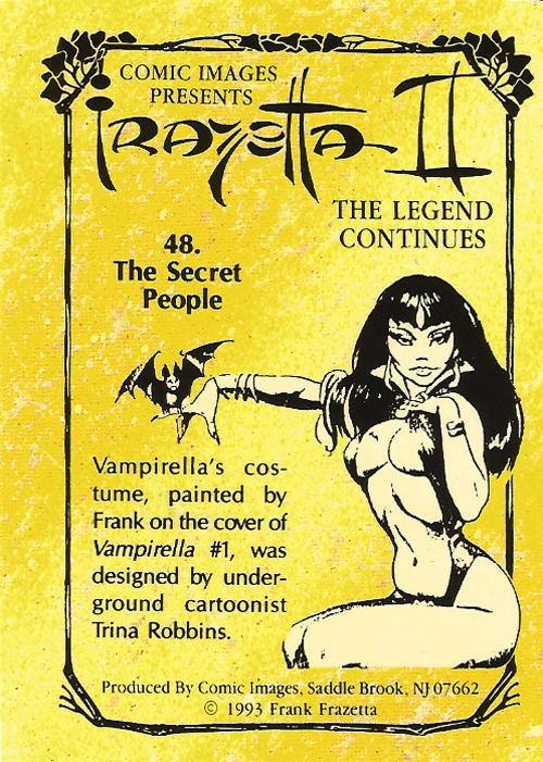 Frazetta II: The Legend Continues Trading Cards #41-60 (1993) | 'TAIN'T THE  MEAT… IT'S THE HUMANITY!